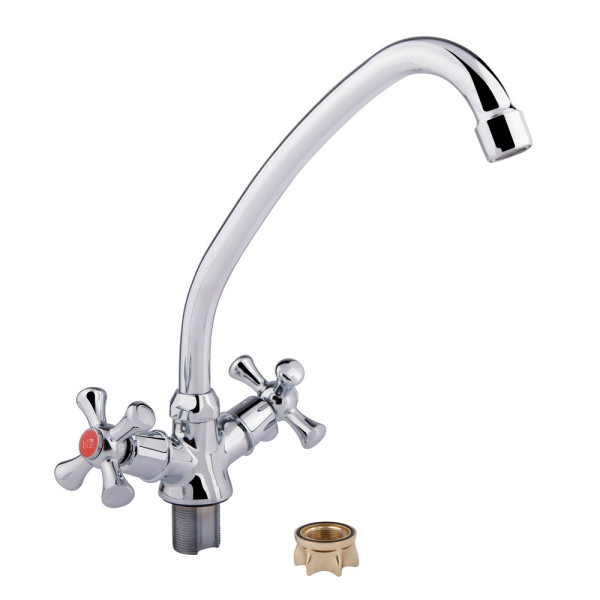 Смеситель для кухни Lidz Lamb 271F двухвентильный LDLAM271FCRM21889 Chrome4