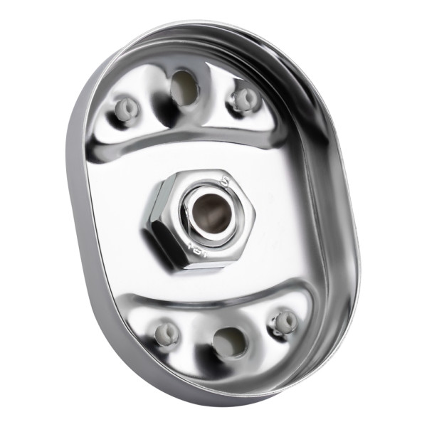 Полка универсальная Lidz Oreo 0901 стеклянная (52*12 см) LDORE0901CRM22178 Chrome5