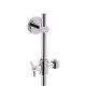 Стійка універсальна Qtap Sprha 700 мм округла з полицею QT003 Chrome3
