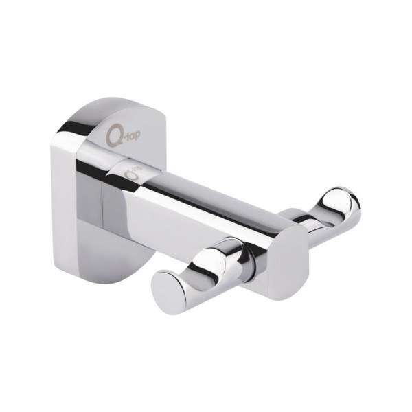 Крючок Qtap Liberty двойной QTLIBCRM1154 Chrome1