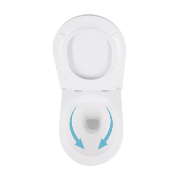 Унитаз подвесной Qtap Robin безободковый с сиденьем Soft-close QT1333046ENRW8