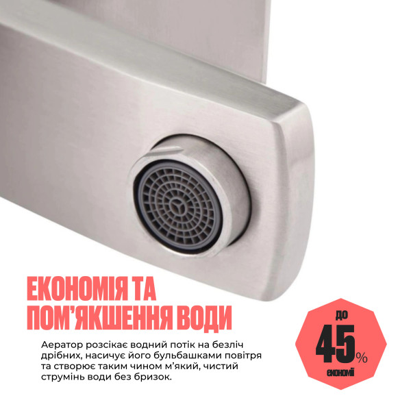 Смеситель для раковины Lidz Kubis 001F (k35) LDKUB001FNKS28534 Nickel5