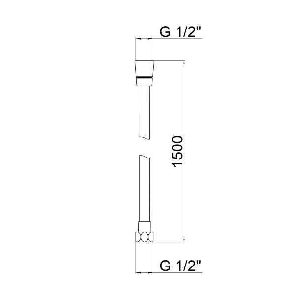 Шланг Lidz Niagara 30 1,5 м LDNIA30NKS28541 Nickel3