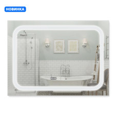 Дзеркало Qtap Mideya (DC-F906) 800х600 з LED-підсвічуванням Touch, з димером QT2078F906W1