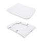 Унітаз-компакт Qtap Crow безобідковий з сідінням Soft-close QT05222170W9