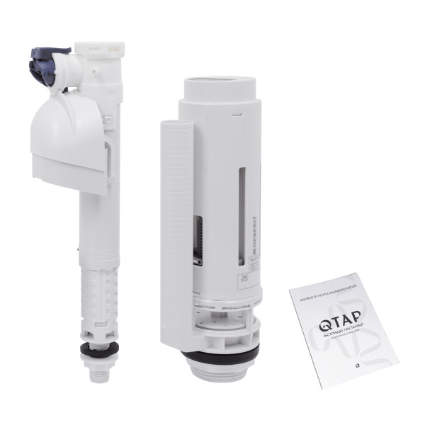 Унітаз-компакт Qtap Crow безобідковий з сідінням Soft-close QT05222170W11