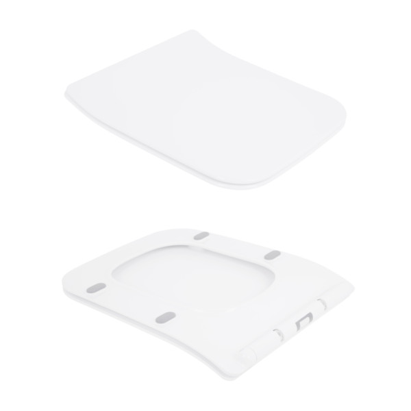 Унитаз подвесной Qtap Crow безободковый с сиденьем Soft-close QT05335170W9