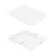 Унитаз подвесной Qtap Crow безободковый с сиденьем Soft-close QT05335170W8