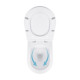 Унитаз подвесной Qtap Jay безободковый с сиденьем Soft-close QT07335176W6