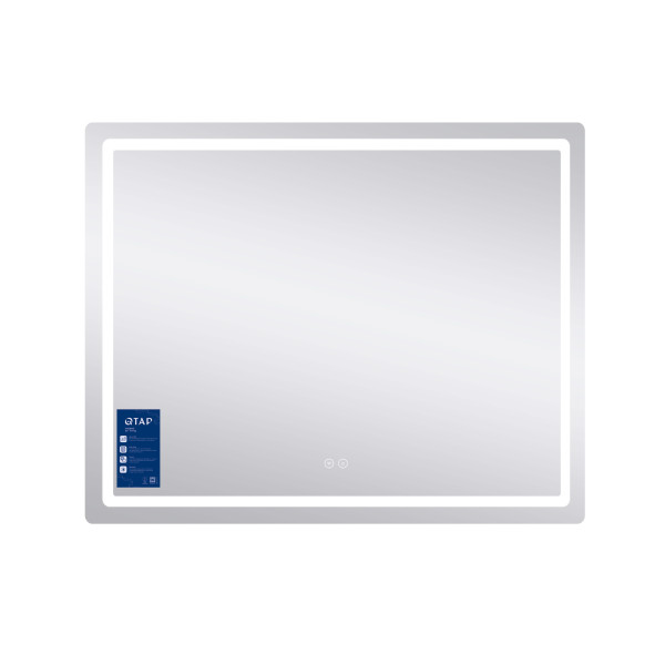Дзеркало Qtap Mideya (DC-F910) 1000х800 з LED-підсвічуванням Touch, з антизапотіванням, димером QT2078F910W5