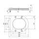 Сиденье для унитаза Qtap (Jay 520,640, Swan 520,640) с микролифтом Slim QT1699SC5176W2
