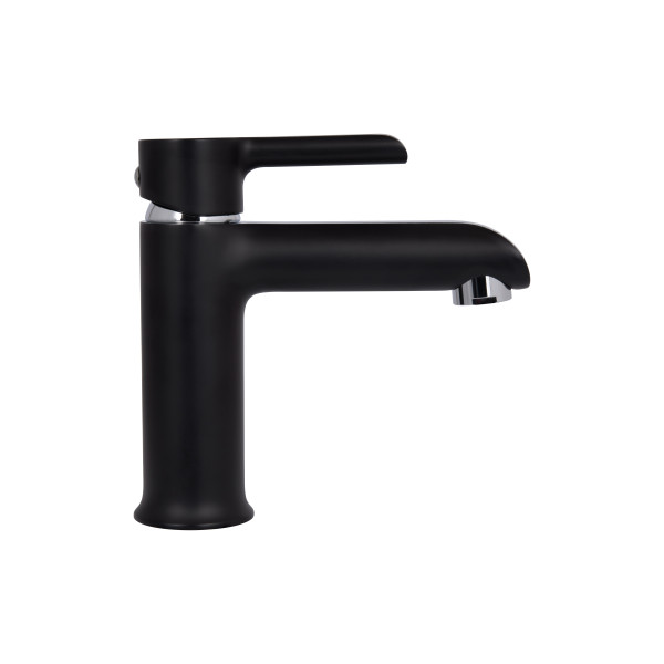 Змішувач для раковини Qtap Grand QTGRABCR001F Chrome/Black5