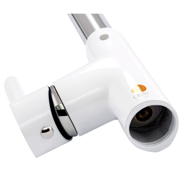 Змішувач для кухні Qtap Grand QTGRAWCR007F Chrome/White4