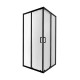 Душевая кабина Qtap Taurus BLA1099SC6 90х90 см, стекло Clear 6 мм покрытие CalcLess, без поддона1