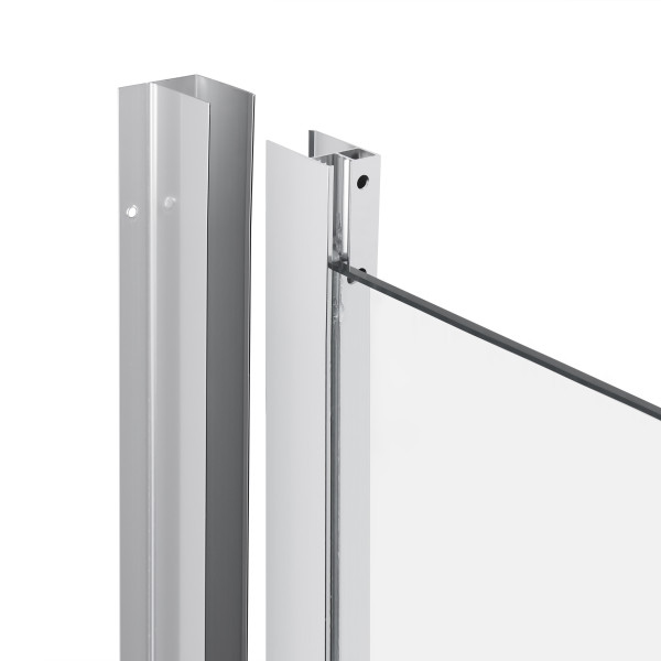 Душевая кабина Qtap Taurus CRM1099AC6 90х90 см, стекло Clear 6 мм покрытие CalcLess, без поддона4