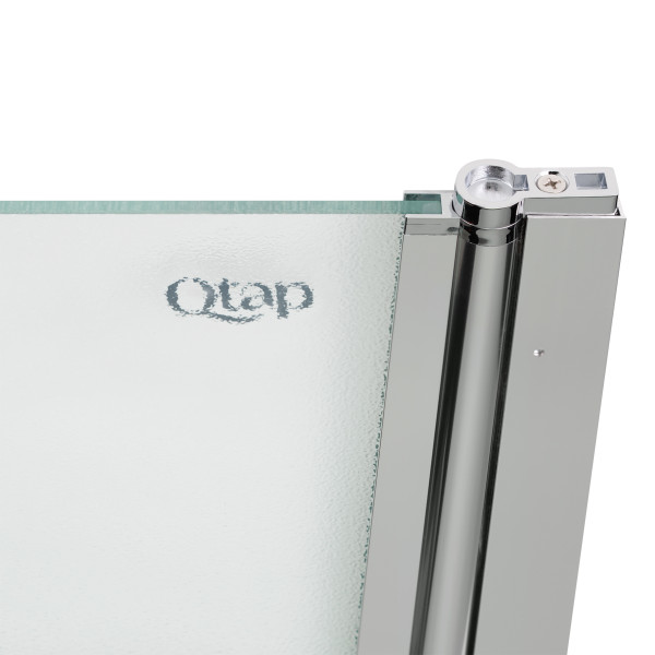 Штора на ванну Qtap Standard CRM407513APR скло Pear 6 мм, 75х140 см, права5