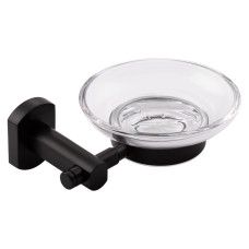 Мыльница Qtap Liberty настенная QTLIBBLM1159 Black1