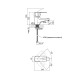 Змішувач для раковини Lidz Anny 001F (k40) LDANN001FCRM35119 Chrome2