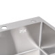 Мойка для кухни интегрированная Lidz Handmade H5045 (LDH5045BRU35383) Brushed Steel 3,0/1,0  мм6