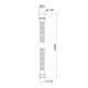 Шланг Lidz Niagara 03 1,5 м LDNIA03CRM35452 Chrome2