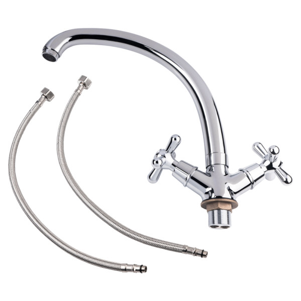 Смеситель для кухни Lidz Dominox 273F двухвентильный LDDOM273FCRM35539 Chrome7