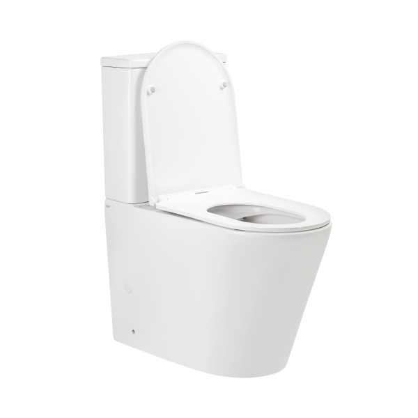 Унітаз-компакт Qtap Scorpio безобідковий з сидінням Soft-close QT14226002W4