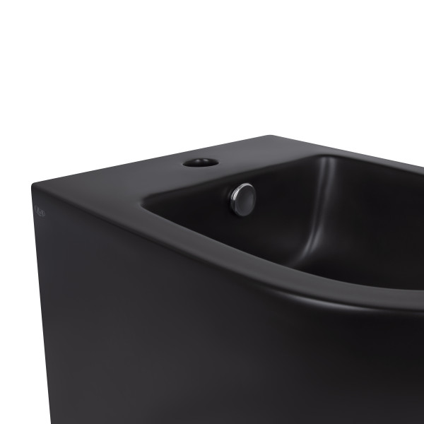 Біде підвісне Qtap Robin 495х370х325 Matt black QT1355046FMB6