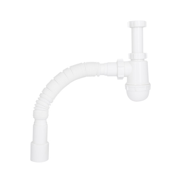 Сифон для раковины Lidz (WHI) 60 08 E003 00 (выход 50 мм) без выпуска4