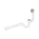 Сифон для ванны Lidz (WHI) 60 03 V001 00 прямоточный (выход 50 мм)1