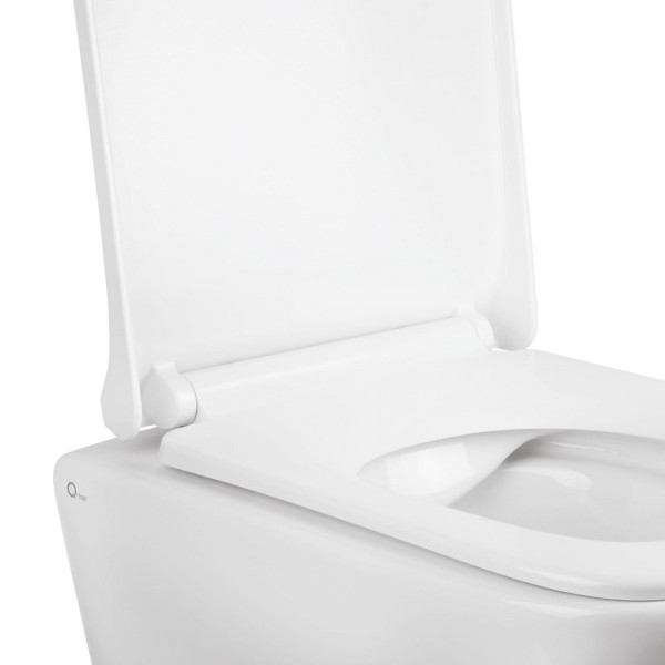 Готовое решение Qtap для ванной комнаты: подвесной унитаз Tern Rimless 490x340x350 + комплект инсталляции Nest 4 в 1 (квадратная клавиша Chrome)4