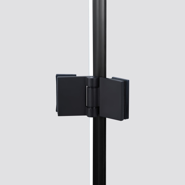 Душевая кабина Qtap Capricorn BLA1099SC6 90x90 см, стекло Clear 6 мм, покрытие CalcLess без поддона6