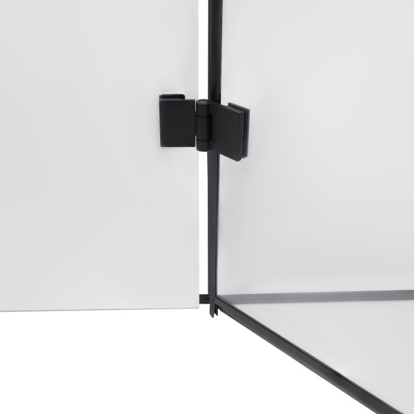 Душевая кабина Qtap Capricorn BLA10128RC6 120x80 см, стекло Clear 6 мм, покрытие CalcLess без поддона7