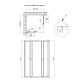 Душевая кабина Qtap Pisces CRM109-11SP5 90-105x90-105 см, стекло Pear 5 мм без поддона2