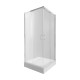 Набор Qtap душевая кабина Taurus CRM1011SC6 Clear 100х100 см + поддон Tern 3011121