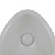 Пісуар підвісний Qtap Crow з краном-дозатором 390х330х660 White QT0588112HW8