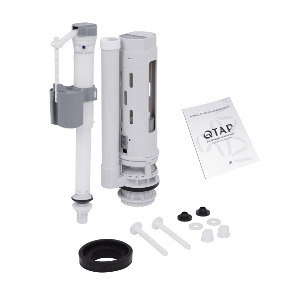 Унітаз-компакт Qtap Presto безобідковий з сідінням Soft-close QT24221217AW10