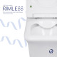 Унитаз-компакт Qtap Kalao безободковый с сиденьем Soft-close QT08221213AW5