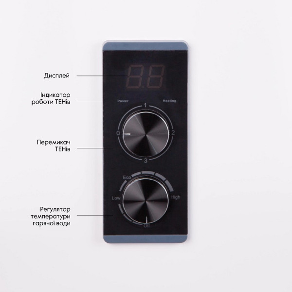 Водонагреватель электрический Thermo Alliance 100 л плоский вертикальный, сухой ТЭН 2 кВт (0,8+1,2) DT100V20G(PD)-D/29