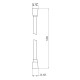 Шланг для ручного душу Qtap Hadice 1200 мм QTHADPVC120B Black Matt2