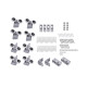 Душевая кабина Lidz Wawel SC90x90.SAT.LOW.FR, стекло Frost 4 мм без поддона7