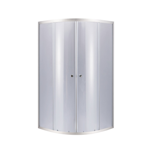 Набір Lidz душова кабіна Latwa SC80x80.SAT.LOW.GR, скло тоноване 4 мм + піддон Kupala8
