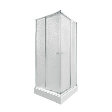Набор Qtap душевая кабина Presto CRM1088SP5 Pear 1970x800x800 мм + поддон Tern 308812C 80x80x12 см с сифоном1