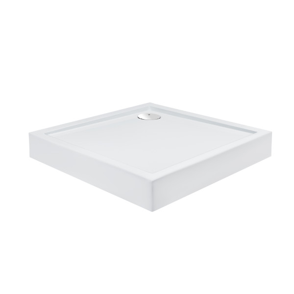 Набор Qtap душевая кабина Presto CRM1099SP5 Pear 1970x900x900 мм + поддон Tern 309912C 90x90x12 см с сифоном4