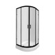 Набор Qtap душевая кабина Taurus BLA1099AC6 Clear 2020x900x900 мм + поддон Robin 309912C 90x90x12 см с сифоном1