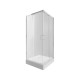 Набор Qtap душевая кабина Taurus CRM1099SC6 Clear 2020x900x900 мм + поддон Tern 309912C 90x90x12 см с сифоном1