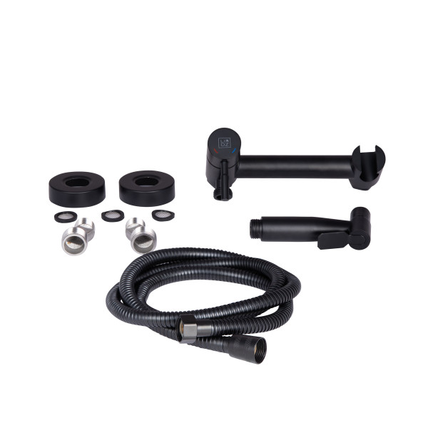 Набор для гигиенического душа со смесителем Lidz Aria 110 округлый LDARI110BLA43394 Black4