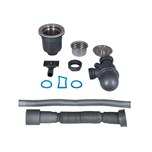 Мийка для кухні інтегрована Lidz Handmade H5050B (LDH5050BPVD43619) Brushed Black PVD 3,0/1,0 мм9