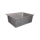 Мийка для кухні інтегрована Lidz Handmade H6050G (LDH6050GPVD43622) Brushed Grey PVD 3,0/1,0 мм3