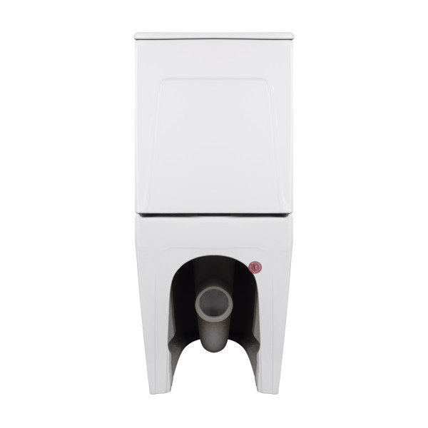 Унитаз-компакт Qtap Scorpio безободковый Ultra Quiet с сиденьем Soft-close QT14226088AW8