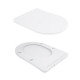 Унитаз подвесной Qtap Scorpio безободковый Ultra Quiet с сиденьем Soft-close QT14332380AW9